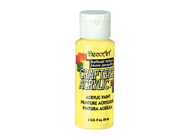 Crafters Acrylic Paint: 2oz Craft & Hobby DCA01-DCA173 53 in Daffodil Yellow