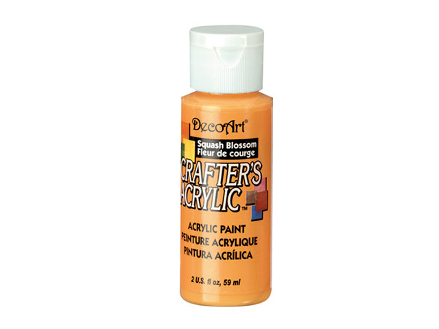 Crafters Acrylic Paint: 2oz Craft & Hobby DCA01-DCA173 in 55 Squash Blossom Color