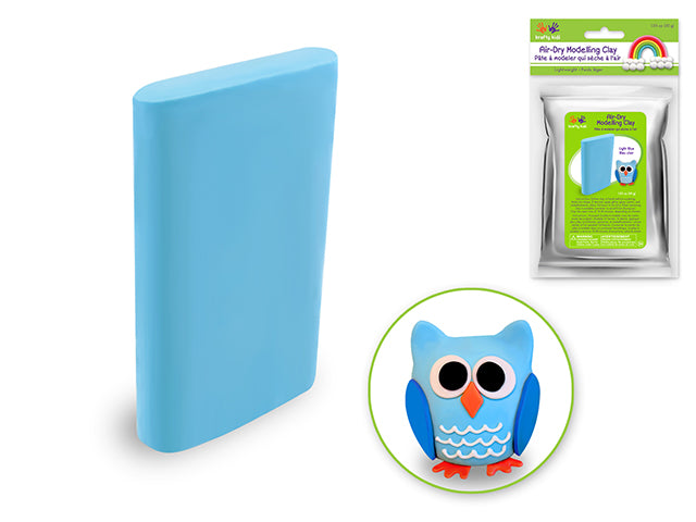 Krafty Kids 30g Lightweight Air-Dry Modelling Clay in Light Blue