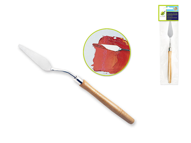 Color Factory Metal Palette Knife with Long Tapered Design