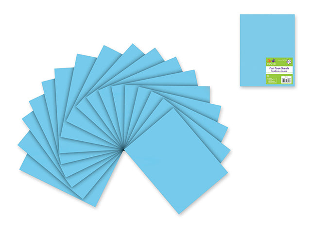 2mm Bulk Barcoded Foam Sheet: 9"x12" in Light Blue