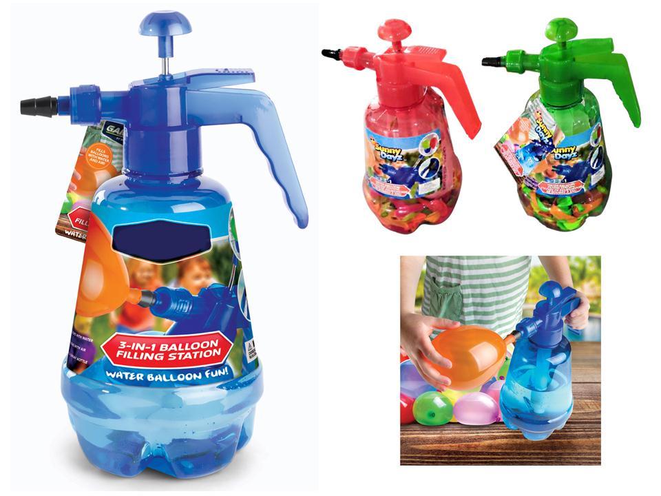 Sunny Dayz 3-in-1 Water Balloon Filling Station w/250 Balloons