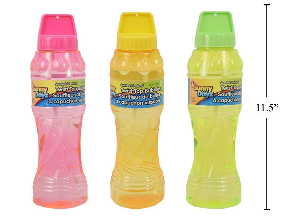 Sunny Dayz 33.8oz. Scented Coloured Bubbles, Twist Top