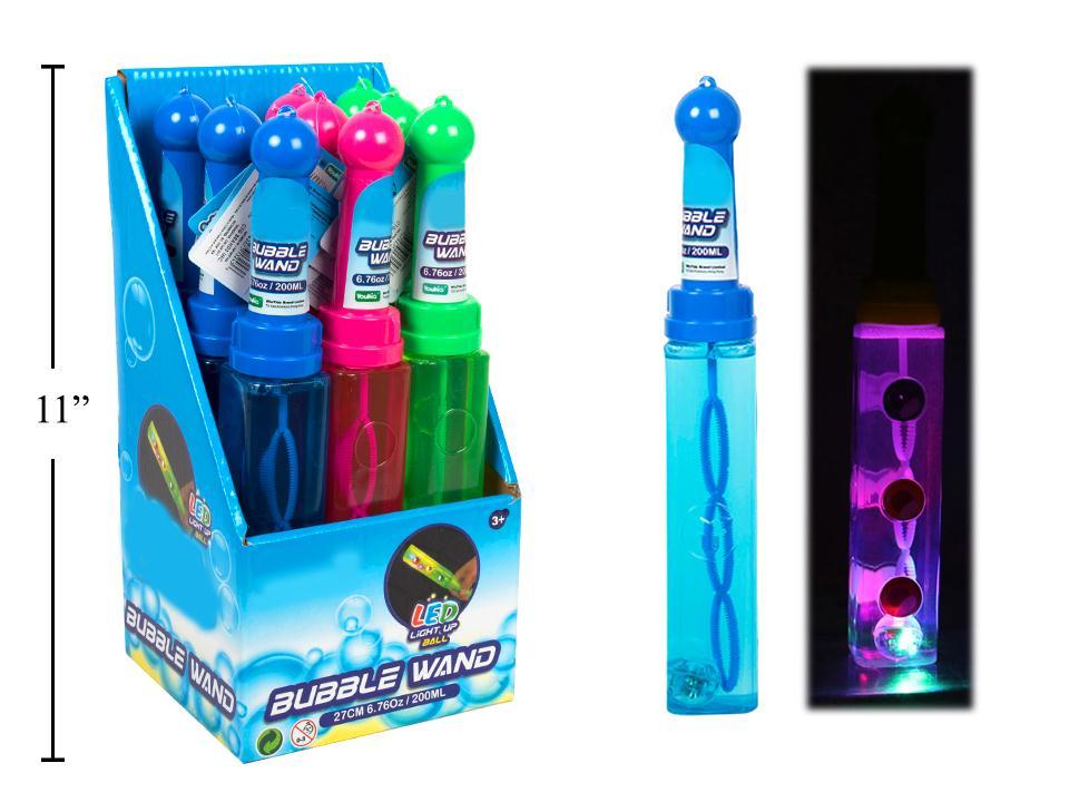 Sunny Dayz 10.8" LED 6.76oz. Bubble Wand w/Light-Up Ball