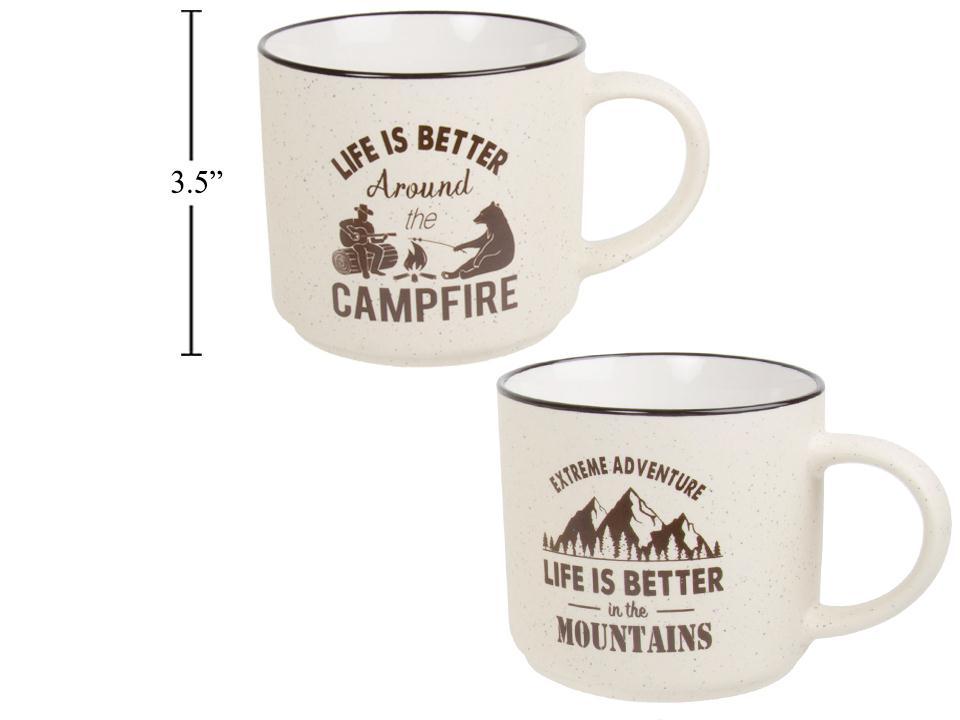 New Bone China 16oz. Stackable Adventure Mug
