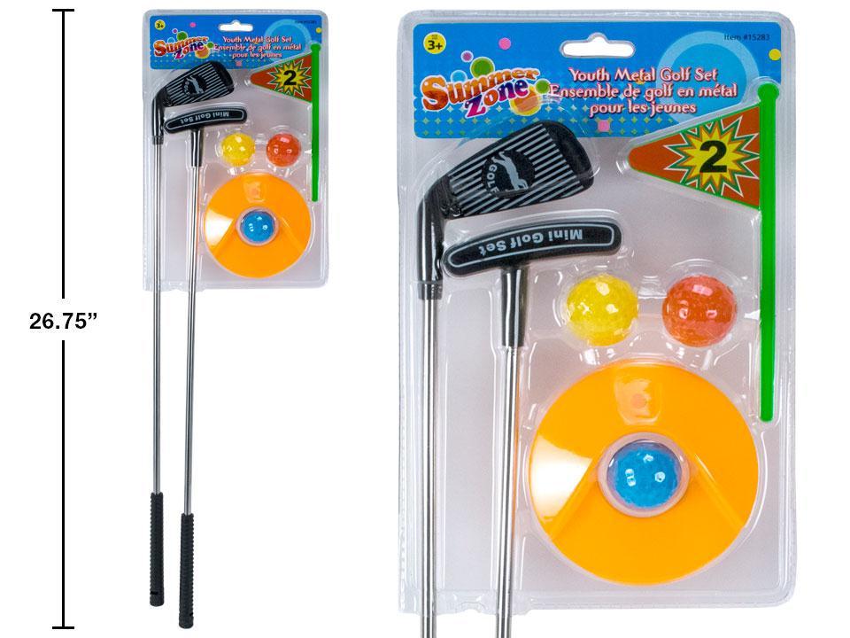 Summer Zone Youth Metal Golf Set