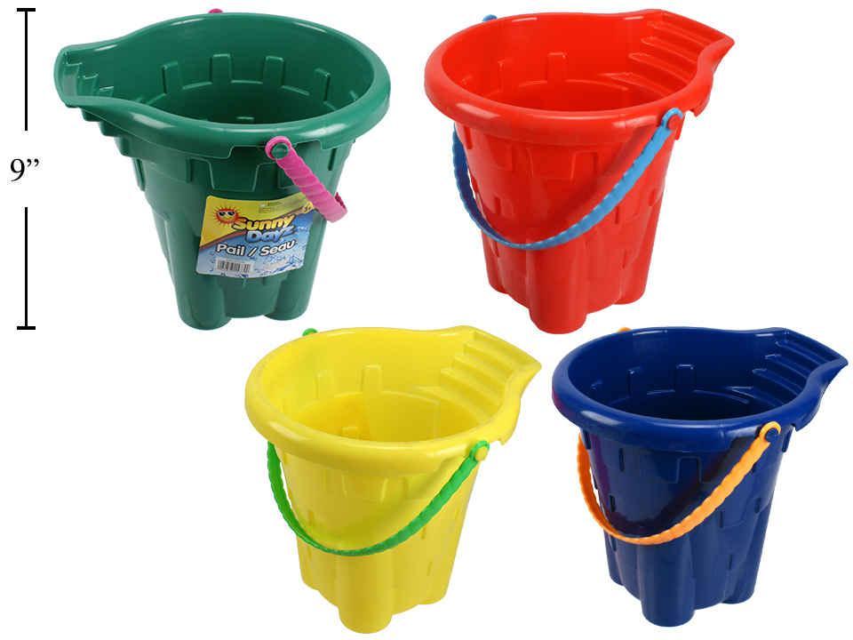 Sunny Dayz 9" Moulded Pail w/Spout & Handle