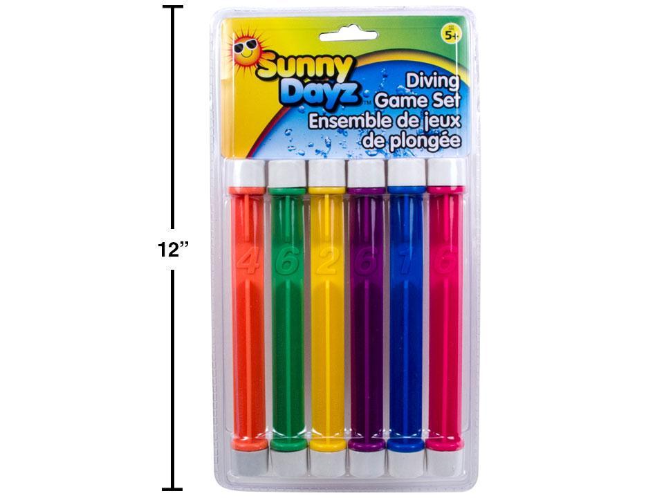 Sunny Dayz 6pk Diving Sticks Game Set