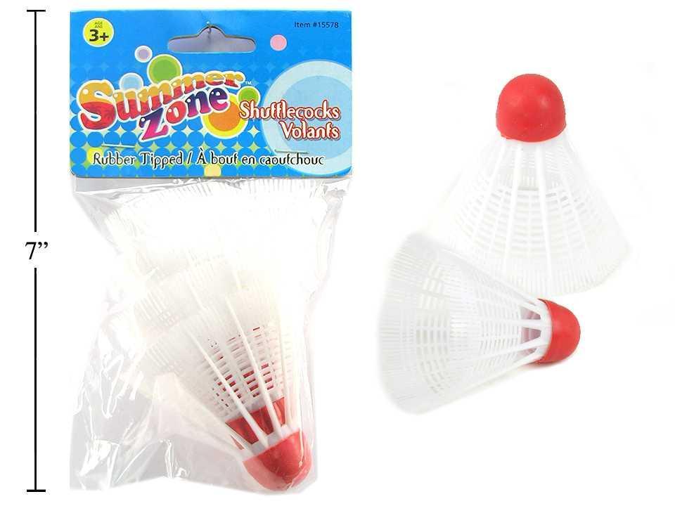 Summer Zone 4pcs Shuttlecocks, (Birdies)-White Colour