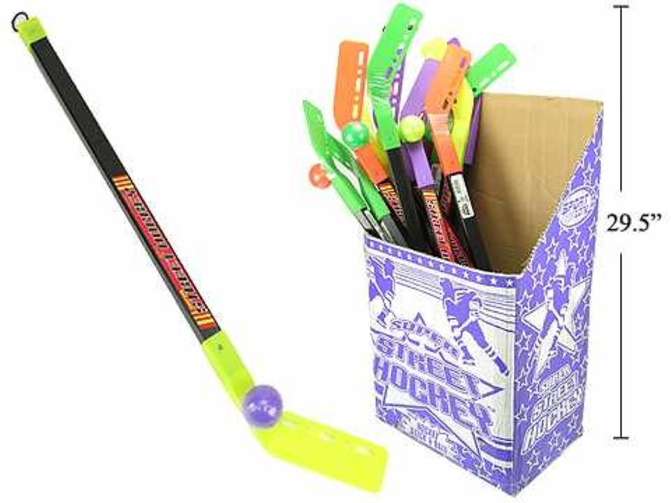 Summer Zone 30" Street Hockey Stick w/Ball