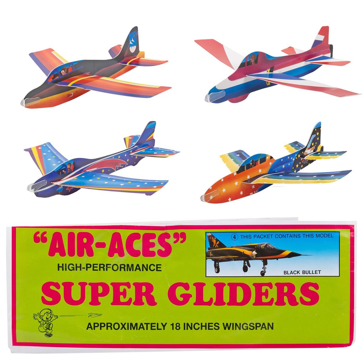 18" Super Gliders, 6 styles