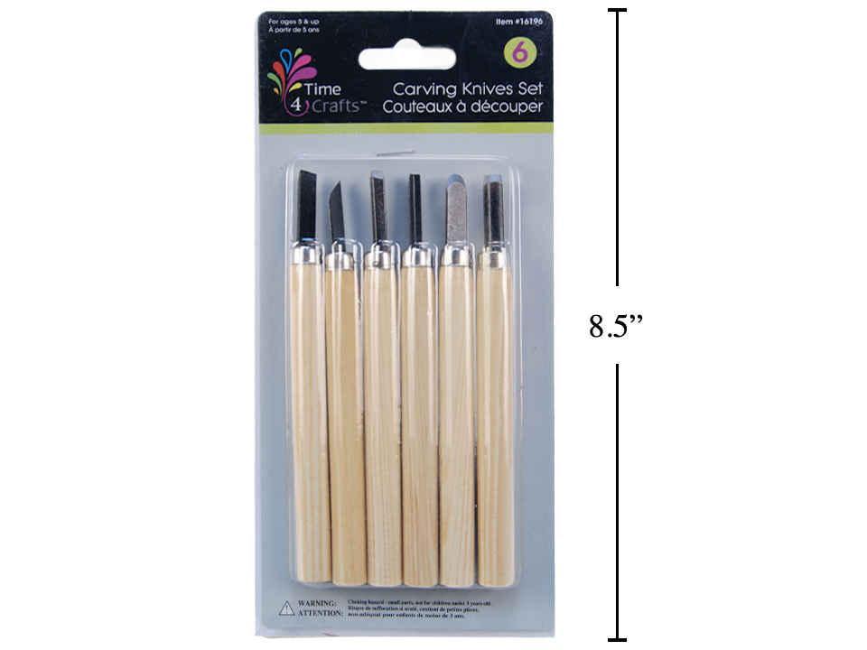 Time 4 Crafts 6-Piece Carving Set