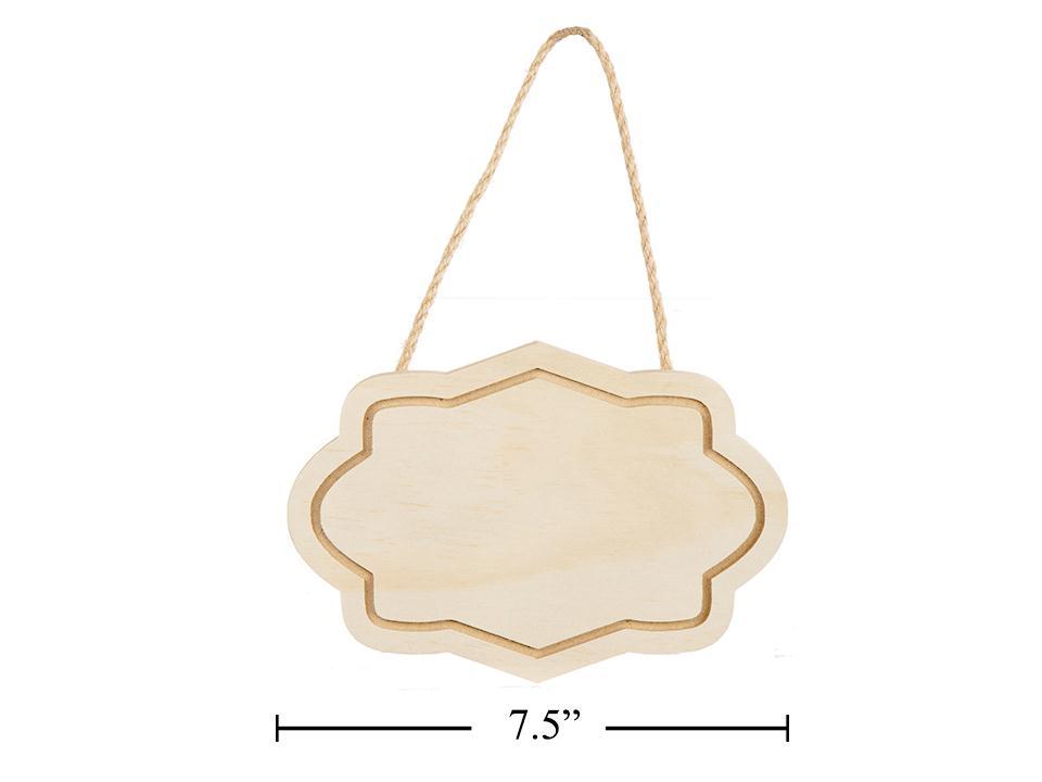 Time 4 Crafts Wooden Sign, Dimensions: 7.7" x 5"