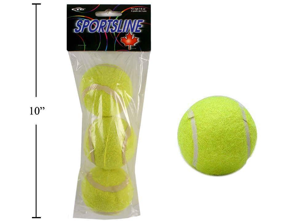 3-Piece Low Bounce Tennis Balls