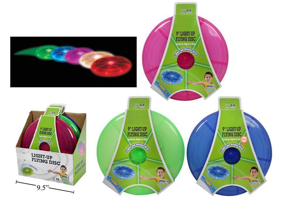 Summer Zone 9" LED Light-Up Flying Disc