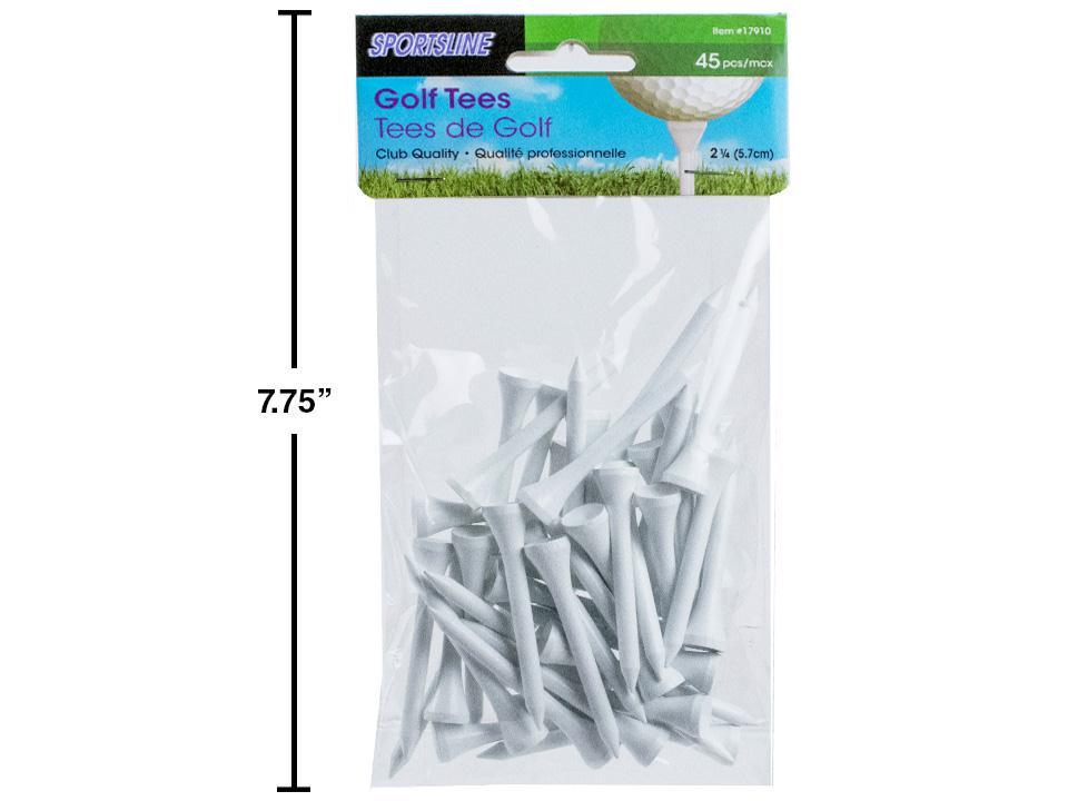 Sportsline 45pcs-2.25" White Golf Tees