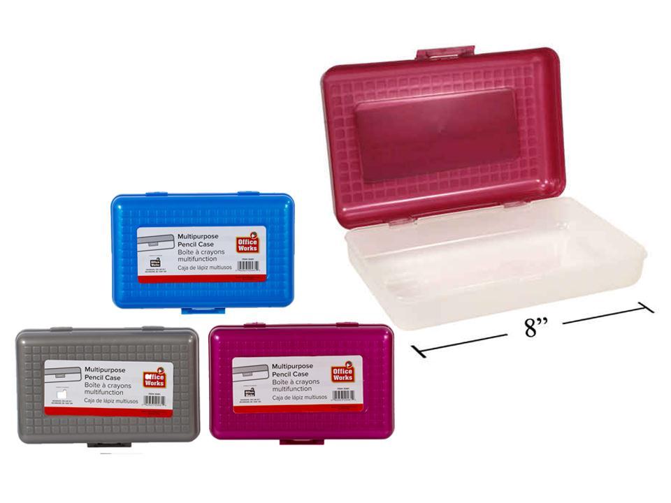 O.WKs. Plastic Pencil Box