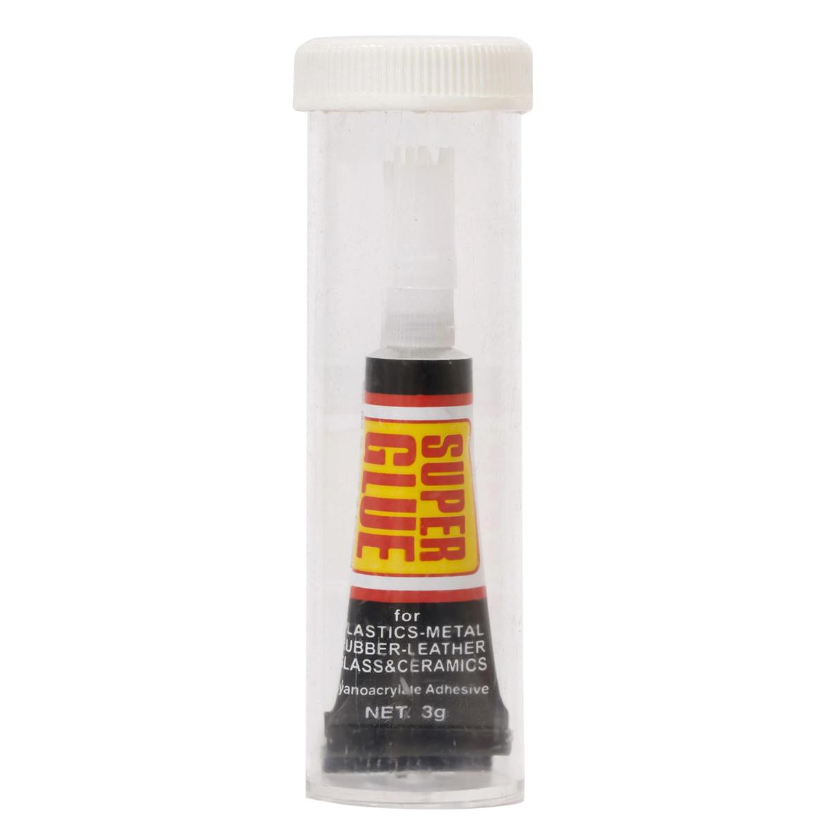 H.E. 2-Piece Super Glue with Safety Tubes, 3g per Tube