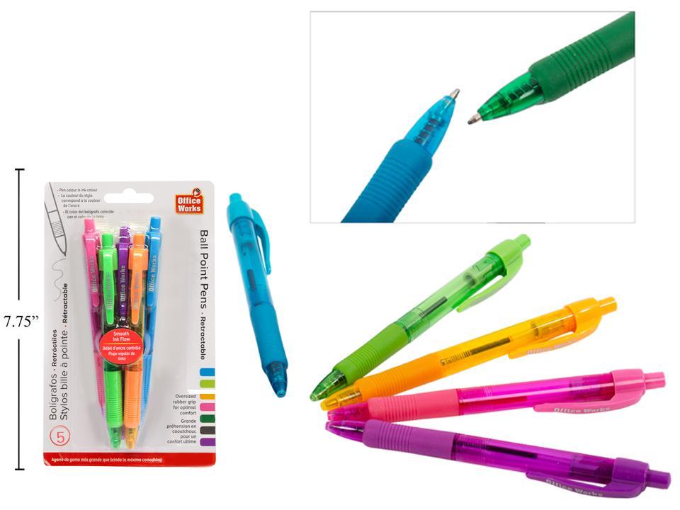 O.WKs. 5-Piece Ball Pens