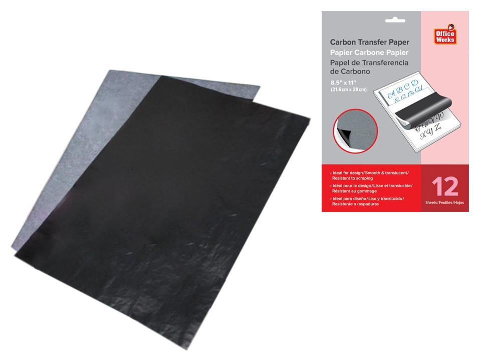 O.WKs. 12-Piece Carbon Paper Set, 8.5" x 11"