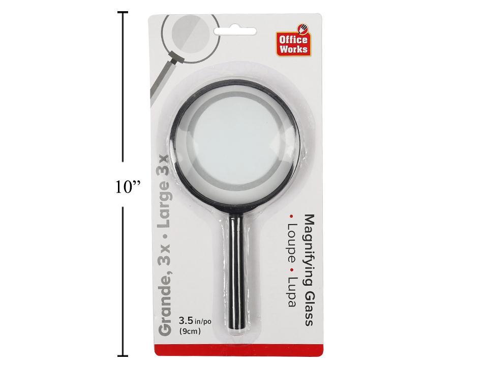 O.WKs. 90mm Magnifying Glass with Glass Lens, b/c (HZ)