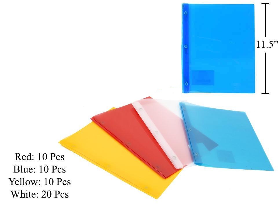 O.WKs. Pl. Report Cover, 3 Tangs, Dimensions 9.5" x 11.5"