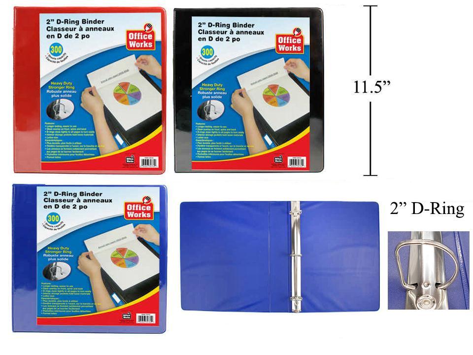 D-Ring 2" Presentation Binder