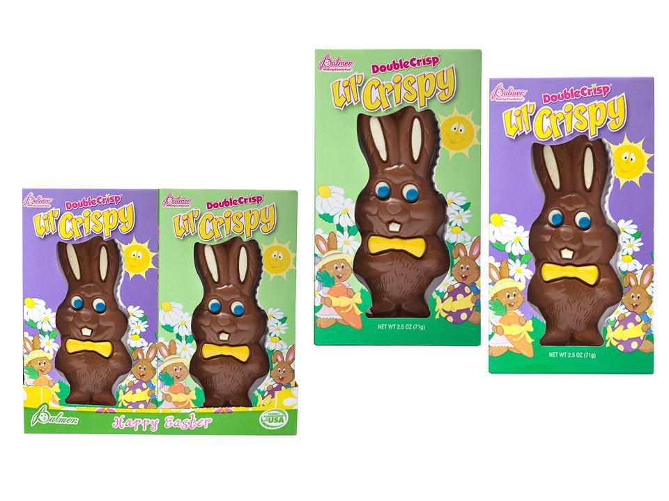 Palmer Lil' Crispy Chocolaty Bunny (71g), 24 Boxes/PDQ