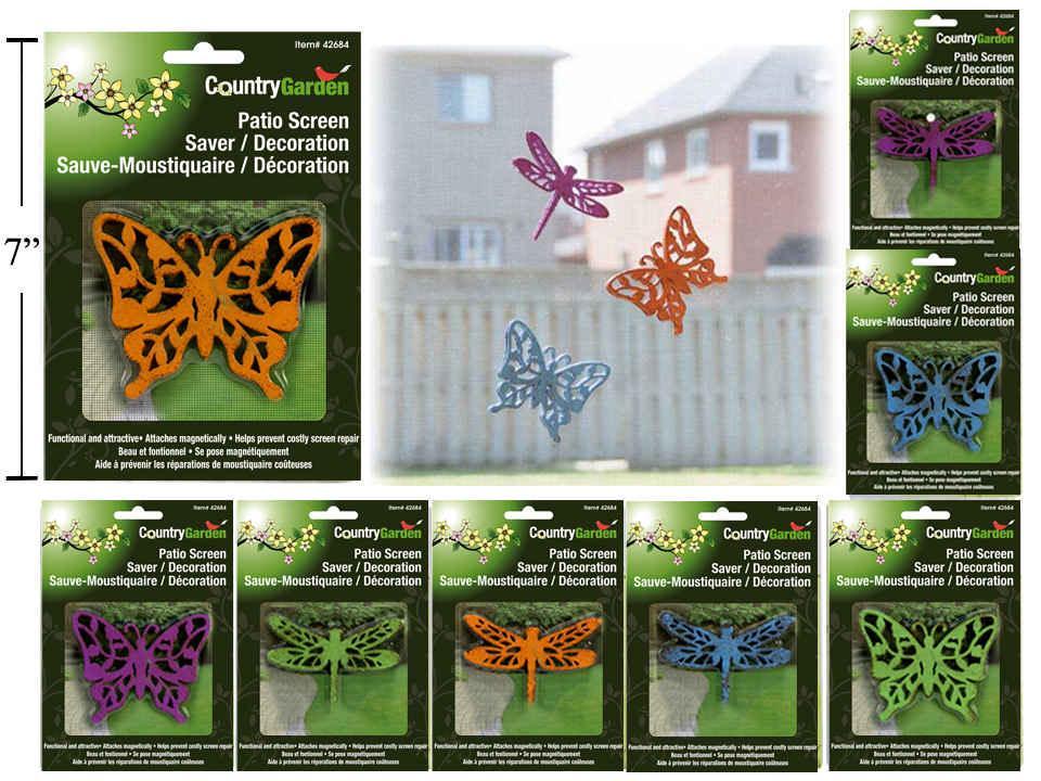 3.5"W Patio Screen Save Decor, One Pair