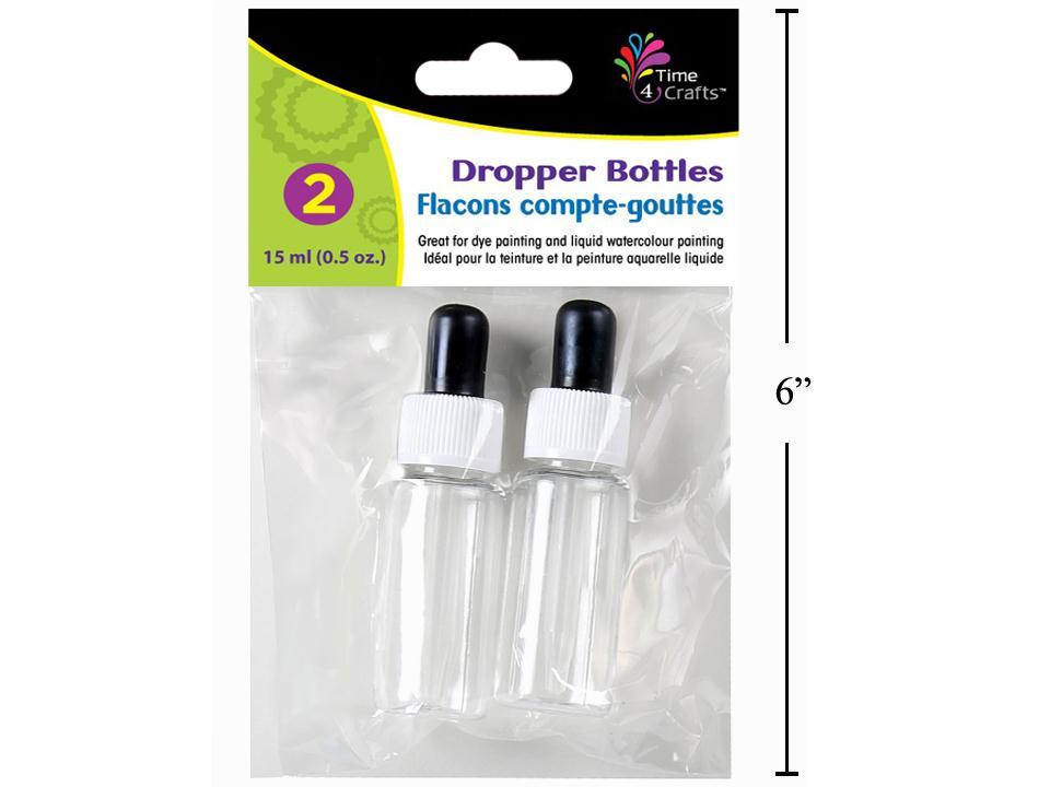 Time 4 Crafts 15ml 2-Piece Dropper Bottles