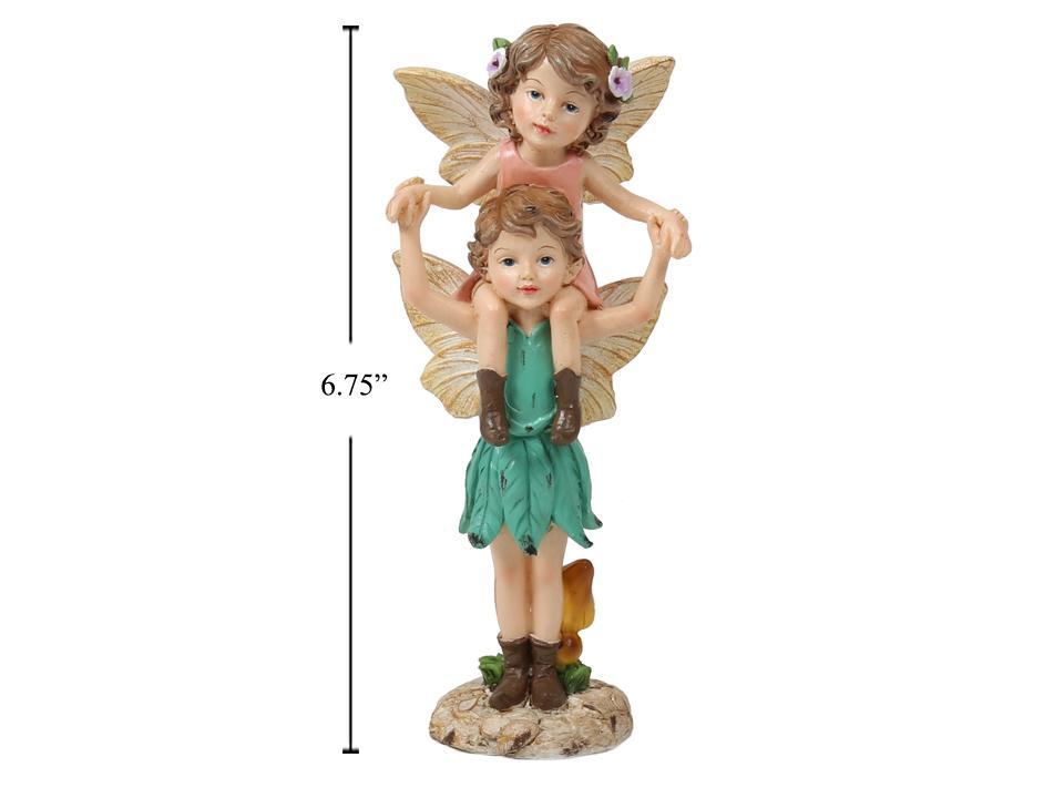 Country Garden 6.6"H Polyresin Angel D?cor