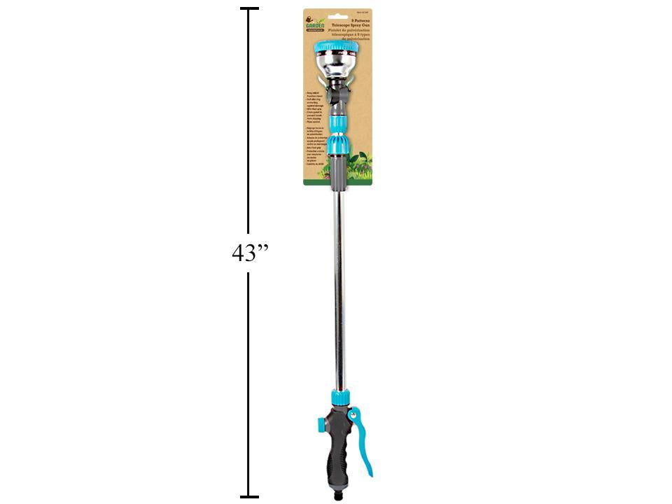 Garden E. 29"-43" 9 Patterns Telescopic Spray Gun