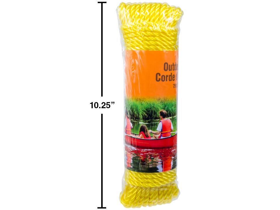 Camping Outdoor Rope, 75' x 1/4"