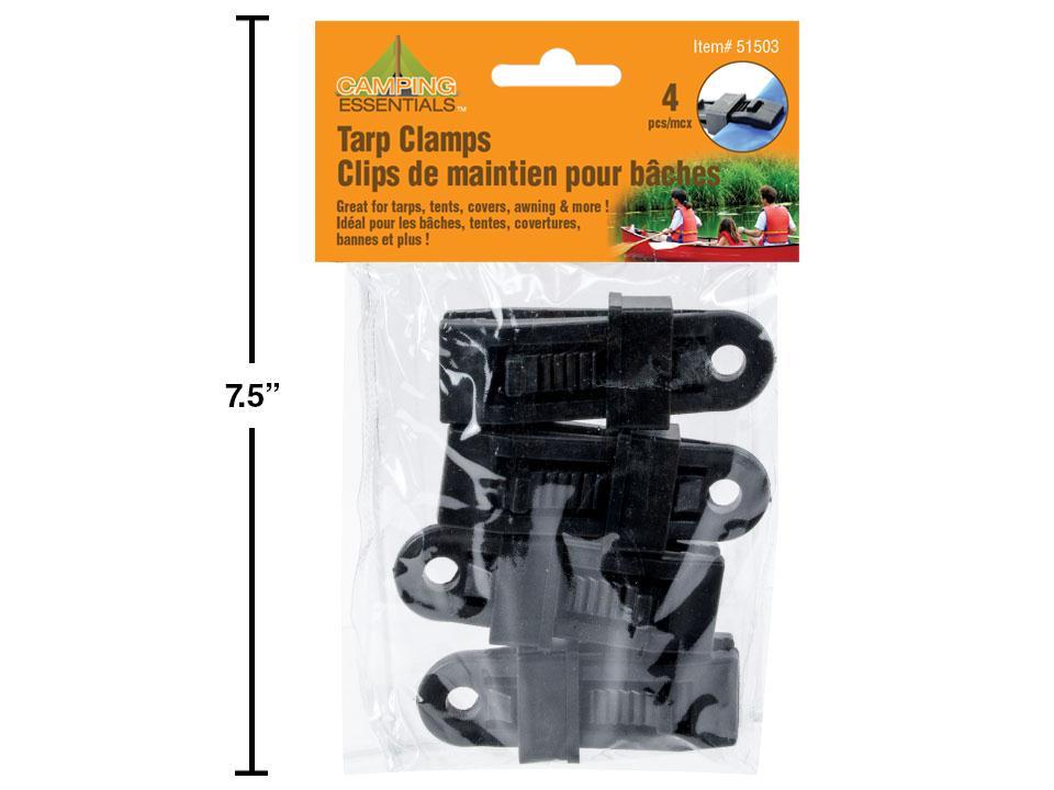 Camping 4pk Tarp Clamps
