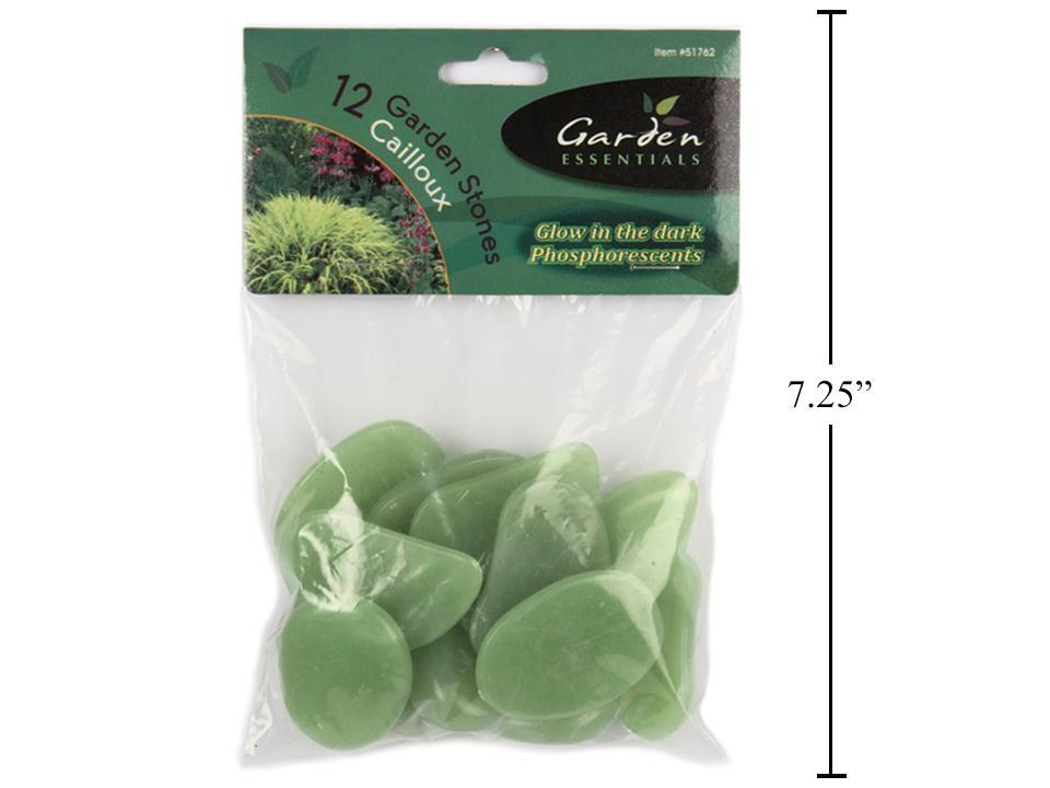 Garden E. 12ct. Large Glow in the Dark Stones, 155g