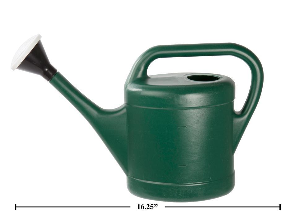 Garden E. 3L Watering Can-Green, 16.25''x5''x9.5''