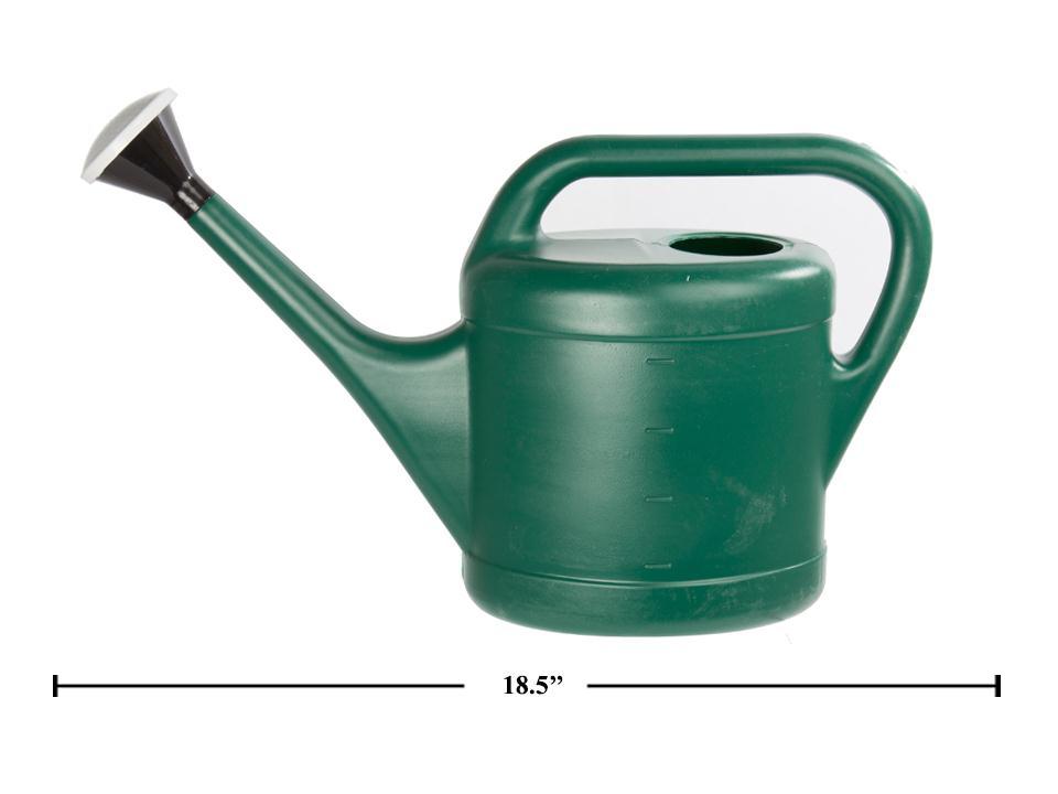 Garden E. 5L Watering Can-Green, 18.5''x6''x7''