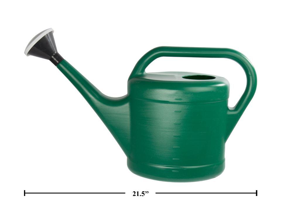 Garden E. 8L Watering Can-Green, 21.5''x6.5''x12.25''