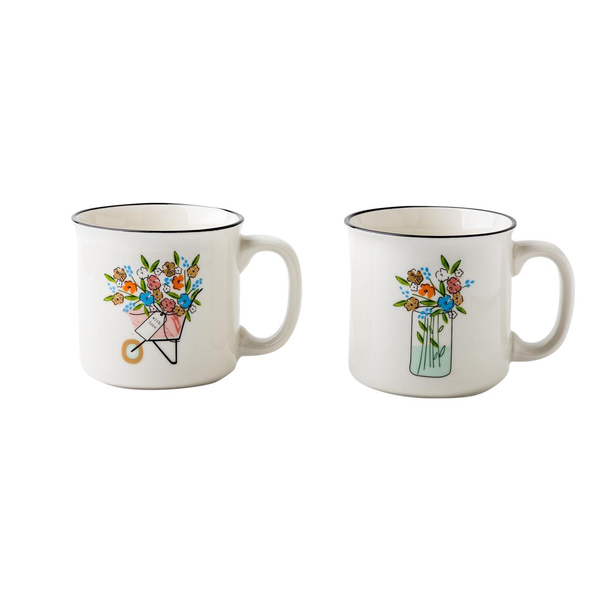 Spring Flowers 18oz. Ceramic Mug