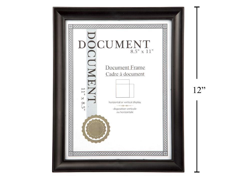 Black PS Document Frame, 8.5x11"