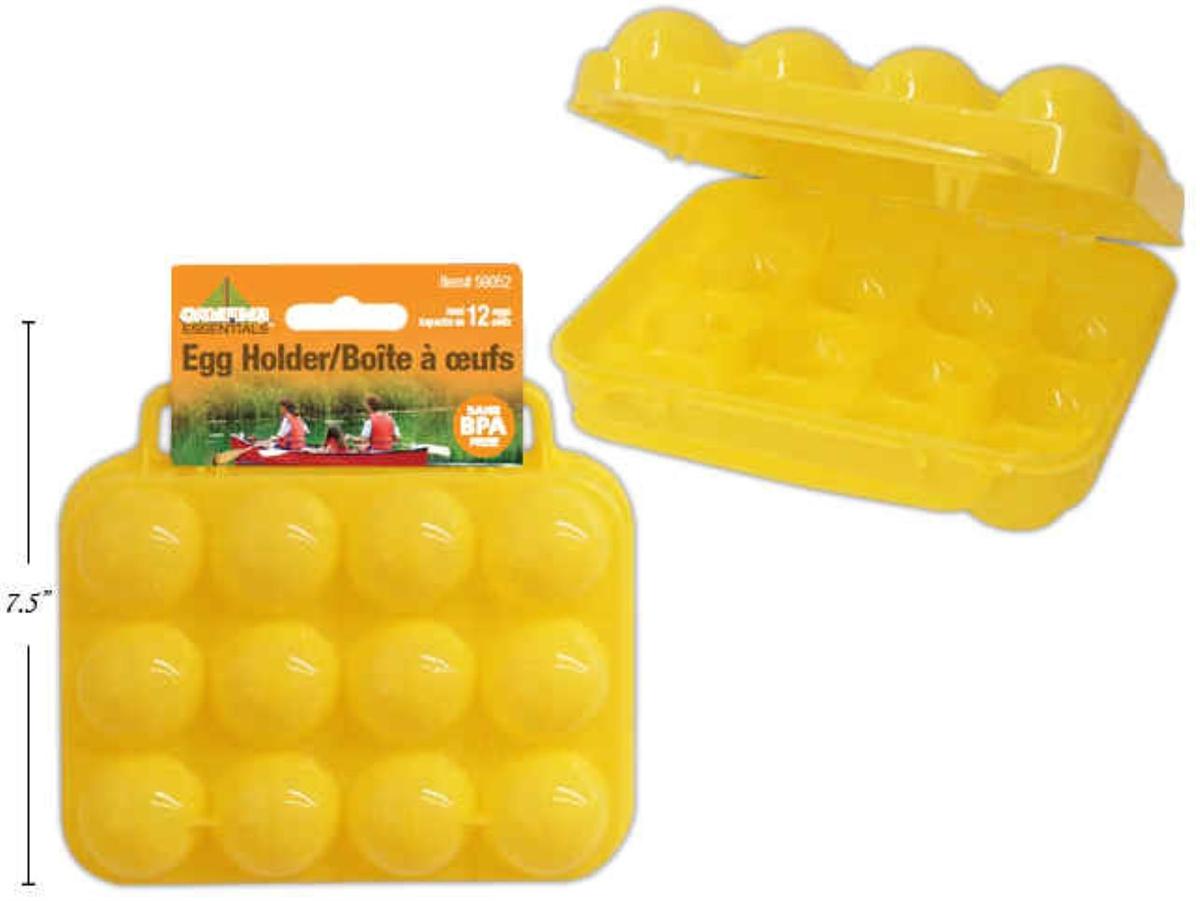 Camping 12ct. Egg Holders, Yellow Colour