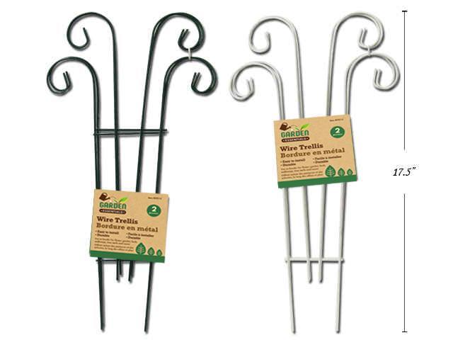 Garden E. 2pk 17.5" Wire Trellis