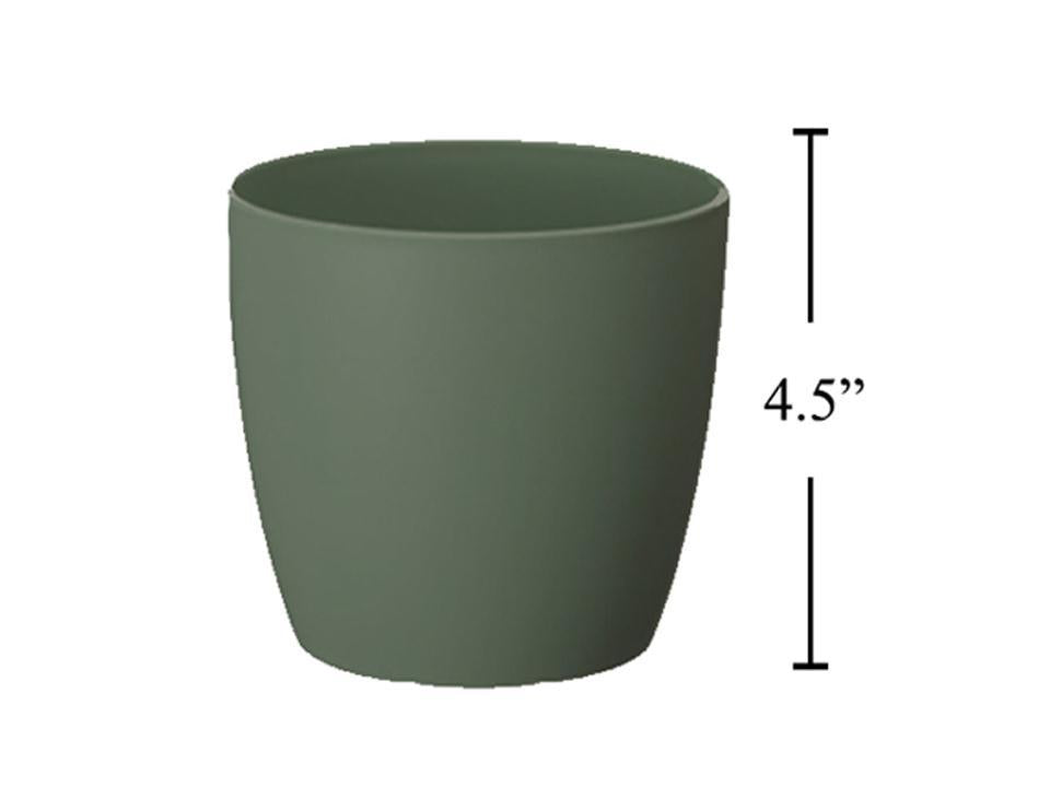 Garden E. 5.4" Viola Pattern Plastic Planter