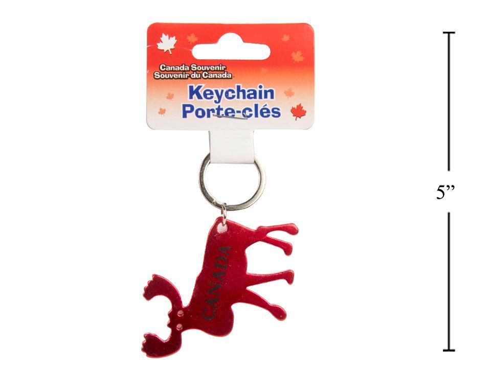 Aluminum Canada Moose Keychain