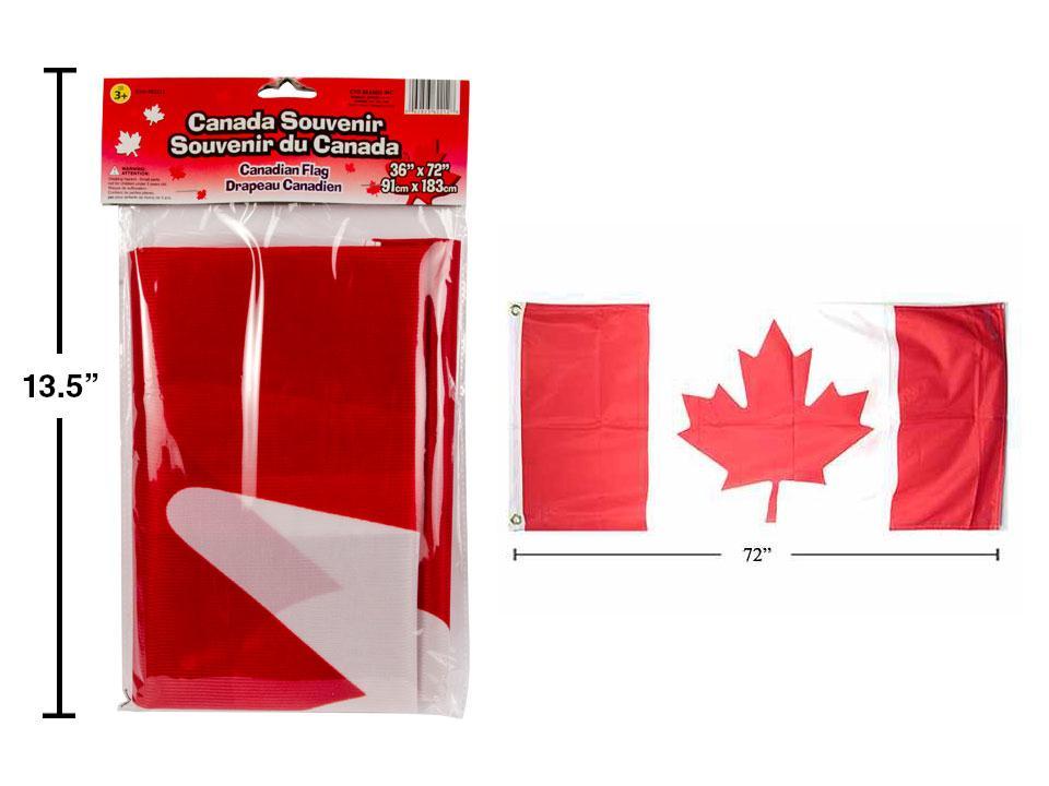 Polyester Canada Flag, 36"x72"
