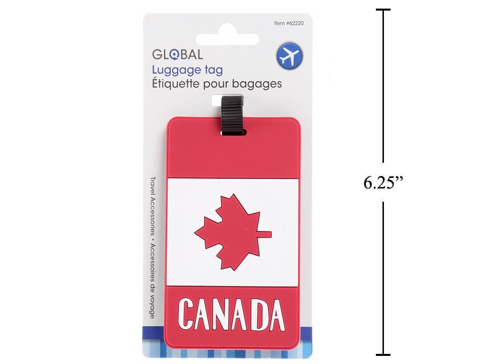 Global Canada Luggage Tag, 4.2"x2.5"