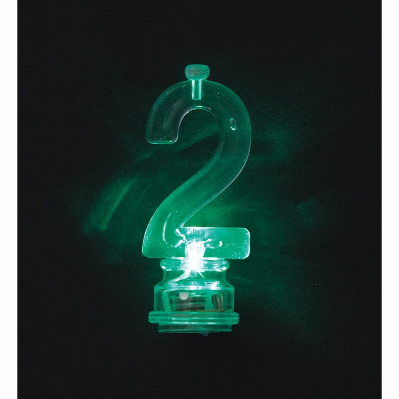 Number 2 Flashing Candle Holder Including Birthday Candle