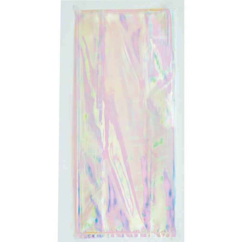 Iridescent Cellophane Bags, 5x11 Inches, Pack of 10