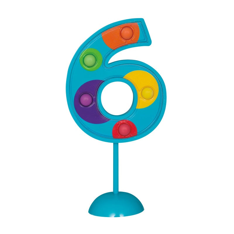 Flashing Number 6 Decoration