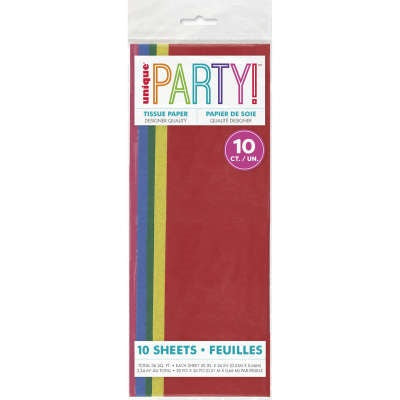 Assorted 10-Count Tissue Sheets
